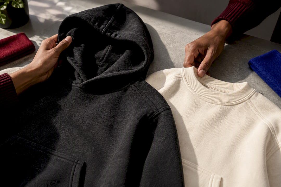 Hoodie vs Sweatshirt: Choose by Neckline, Pockets, and Fabric